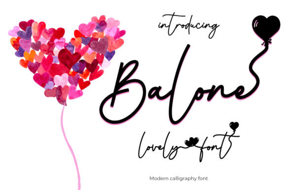 Balone: A Stylish Handwritten Font for Elegant Branding