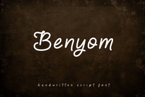 Benyom Font: A Handwritten Script for Real Branding