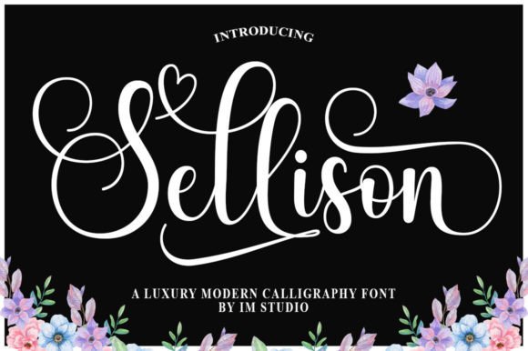 Bring Romance to Your Craft with the Sellison Script Font