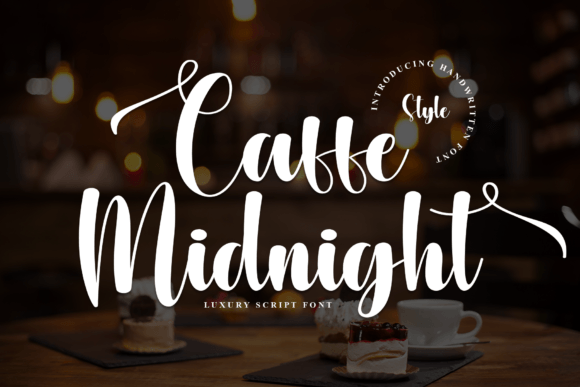 Caffe Midnight: A Handwritten Font That Elevates Small Business Branding