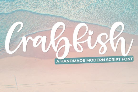 Crabfish Font: A Script Typeface for Campaign Visuals