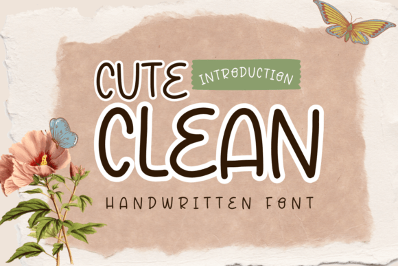 Cute Clean Font: A Handwritten Typeface for Small Business Branding