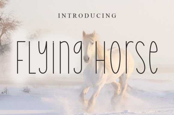 Flying Horse: A Sweet Script Font for Joyful Branding Projects