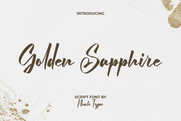 Golden Sapphire Font: Elevating Digital Brand Layouts