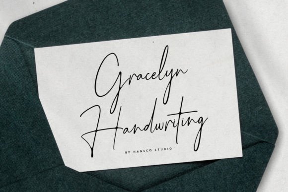 Gracelyn Handwriting: A Feminine Script Font for Modern Editorial Design