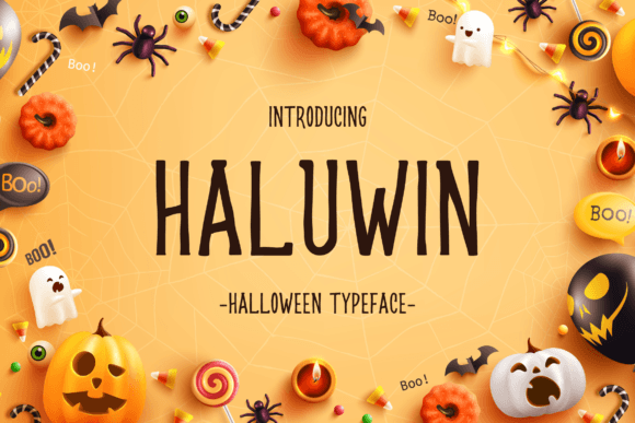 Haluwin Font: Quirky Handwritten Type for Editorial Design
