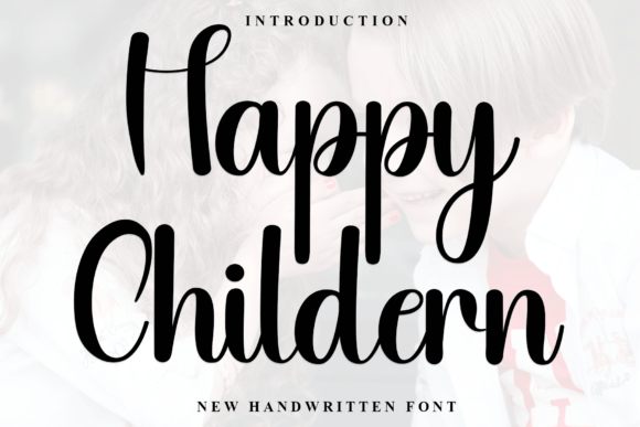 Happy Childern: A Playful Handwritten Font for Makers and Creative Sellers