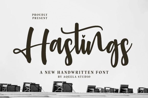 Hastings: A Script Font That Elevates Small Business Branding