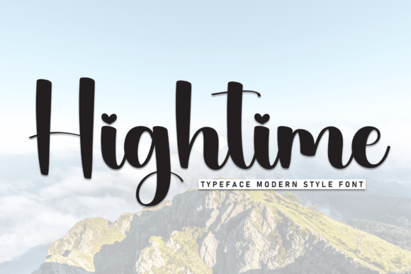 Hightime Font: Adding Warmth to Digital Design