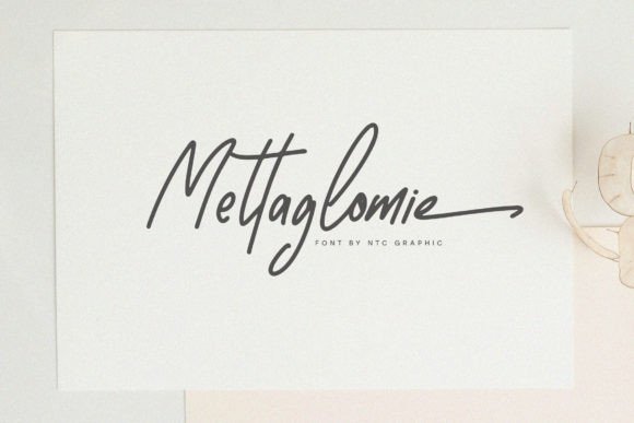 Mettaglomie Font: Handcrafted Charm for Makers