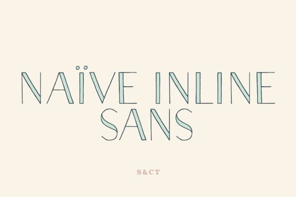 Naive Inline Sans: A Display Font for Campaigns