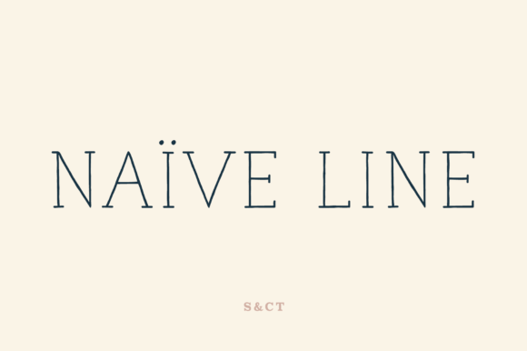 Naive Line Font: Adding Warmth to Small Business Branding