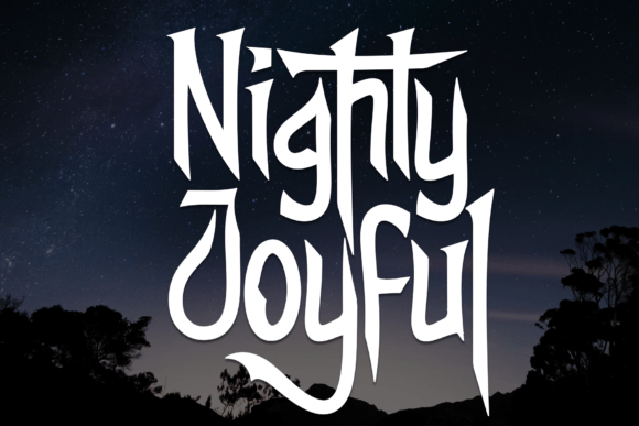 Nighty Joyful: A Handwritten Font That Brings Warmth to Brand Design