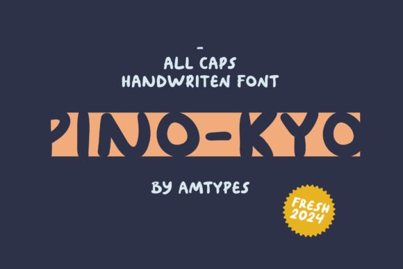 Pinokyo: A Playful Sans Serif Font for Handmade Labels, Invitations & More