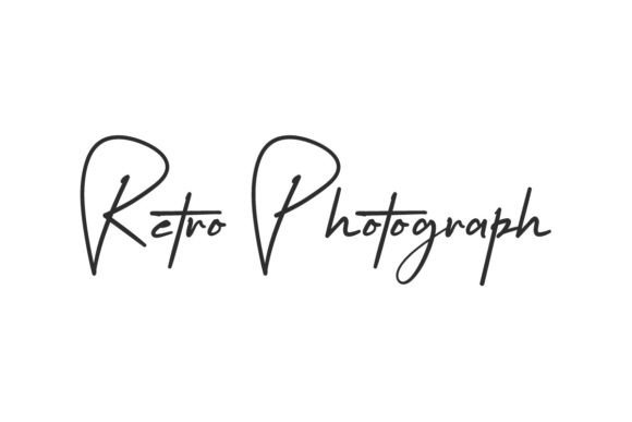 Retro Photograph Font: A Signature Typeface for Editorial Design