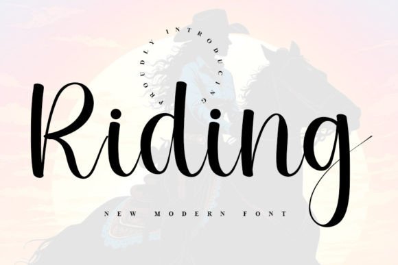 Riding: A Modern Handwritten Font for Elegant Editorial Design
