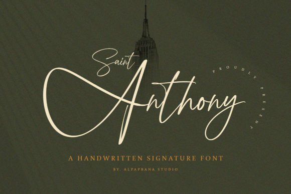 Saint Anthony Font: A Handwritten Typeface for Makers