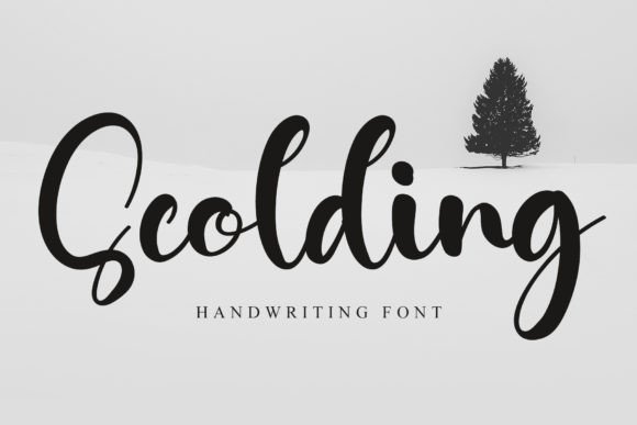 Scolding: A Bold Typeface for Makers Who Want to Make a Statement