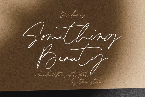 Something Beauty Font: Elevating Editorial Design