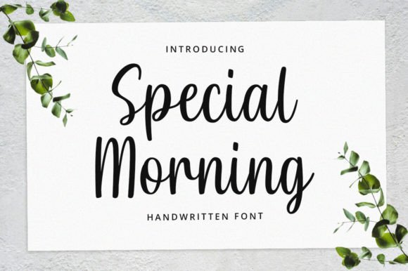 Special Morning Font: Adding Warmth to Web Design