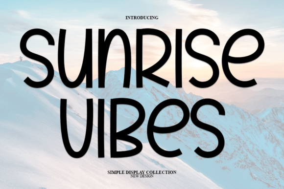 Sunrise Vibes: A Fresh Handwritten Font for Modern Web Design
