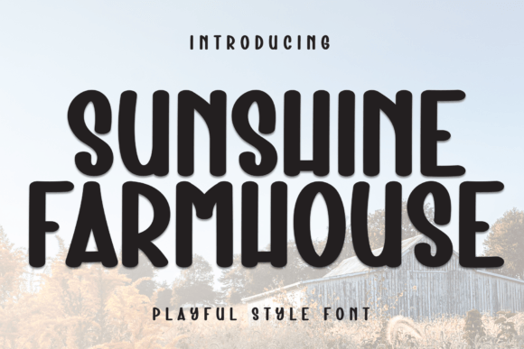 Testing Sunshine Farmhouse Font for Organic Branding