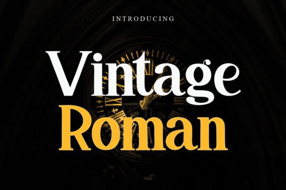 Vintage Roman: A Classic Varsity Font for Crafters & Makers